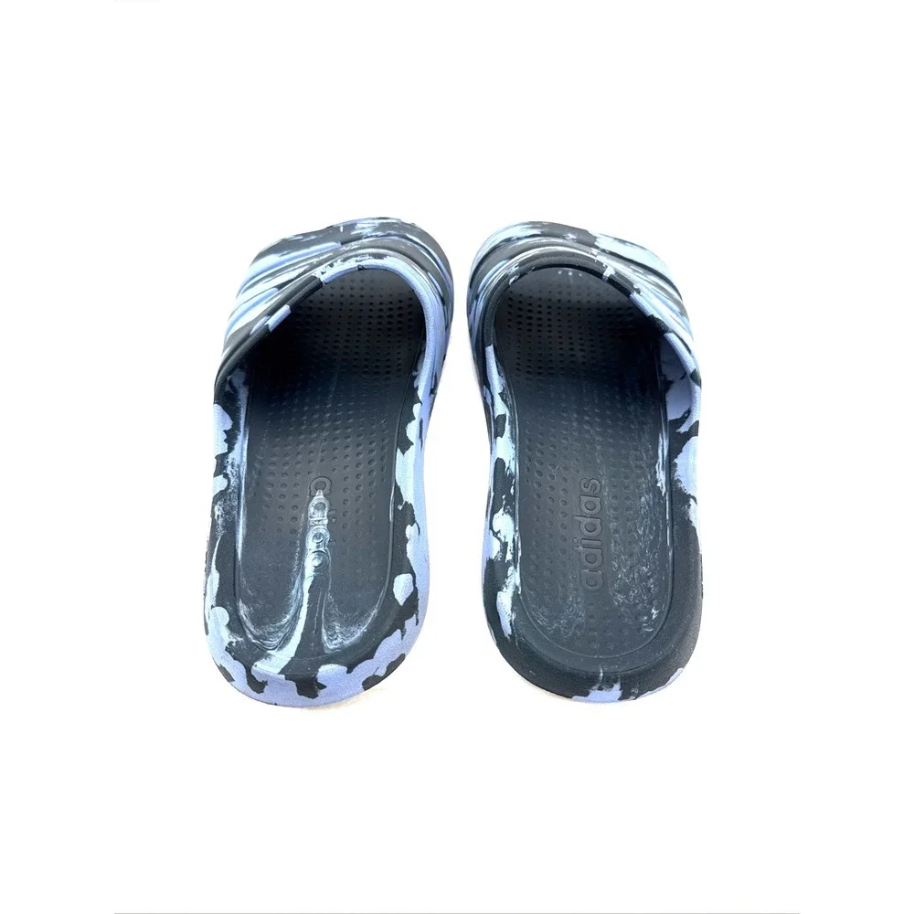 Adidas Adilette Flow Tie Dye Purple Slides JS3578 Unisex Sz 12 M